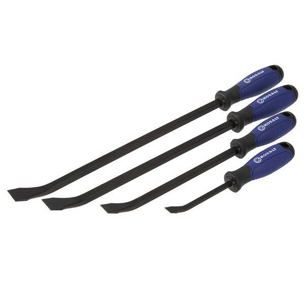 Kobalt 8-in, 12-in, 16-in, 18-in Pry Bar Set Automative Hardware Hand Tools, NEW