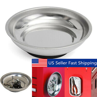 Magnetic Stainless Steel Parts Bowl Tray Dish Machine Repair Storage Tool 60mm