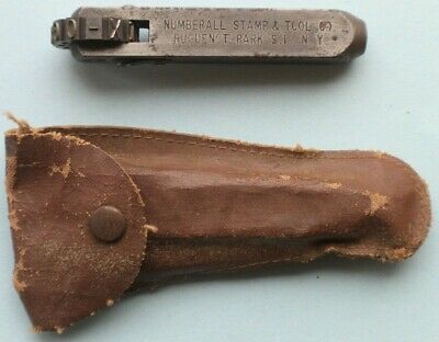 NUMBERALL Bell System 3-16 ROTARY Vtg HAND STAMP Die Tool 1/4