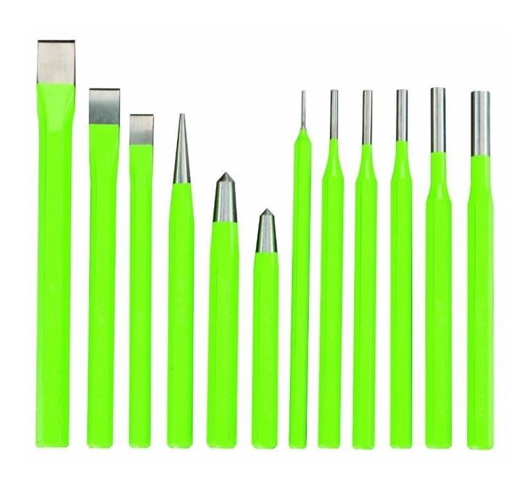 Pittsburgh Pro 12 Pc Cold Chisel And Punch Set Model 66440