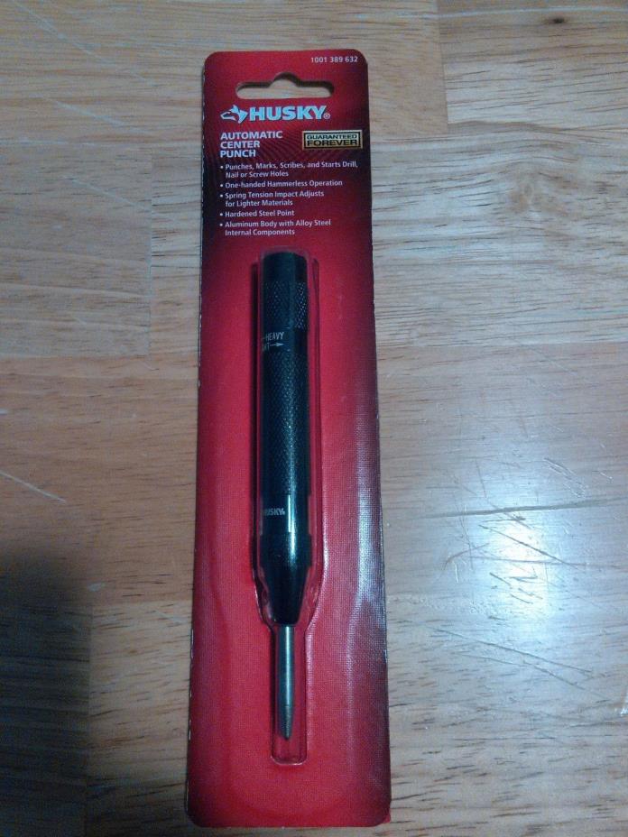HUSKY Automatic Center Punch!~Use In An Emergency!~Factory Sealed!~Only $14.95!