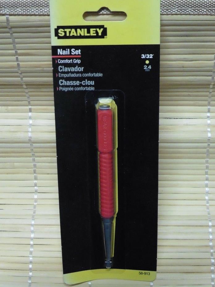 Stanley Nail Set Cushion Grip Nail Set 3/32