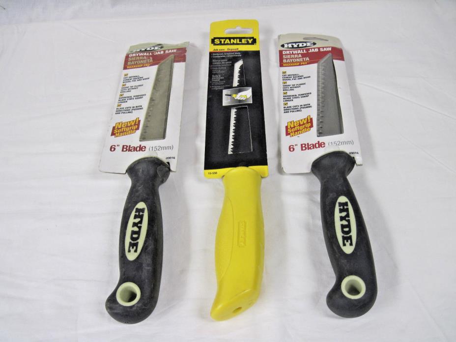 NEW 3 Drywall Jab Saws 6