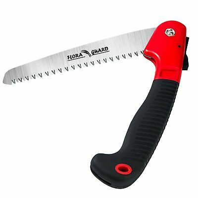FLORA GUARD Folding Hand Saw, Camping/Pruning Saw with Rugged 7.7 Inch Blades...