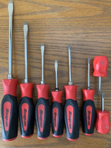 Snap On RED Screwdriver Set 8 Piece