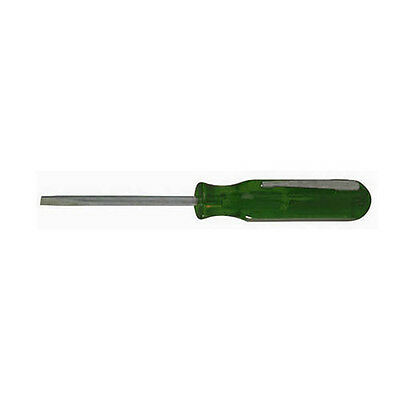 Xcelite R3322, Round Blade Pocket Clip Style Screwdriver, Green Handle