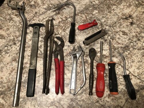 13 PC Snap-on Tool Lot !!131A Brake Spring Pliers + More !! Nice !! Free S&H!!