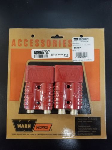 Warn 65707 Winch Battery Quick Connect, Pair, Lot of 1