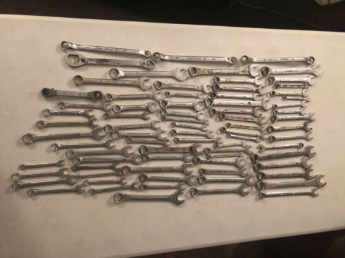 11 Pounds Metric Combination Box End Wrenches Foreign Made Lot Used