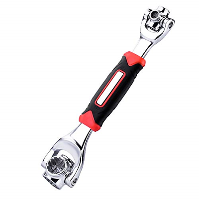 NOUVCOO 48 in 1 Socket Wrench, Adjustable Multi-function Universal Wrench Works