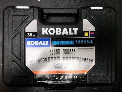 Kobalt Universal 38-Pc Standard SAE Metric Mechanics Tool Set (SPG025915)