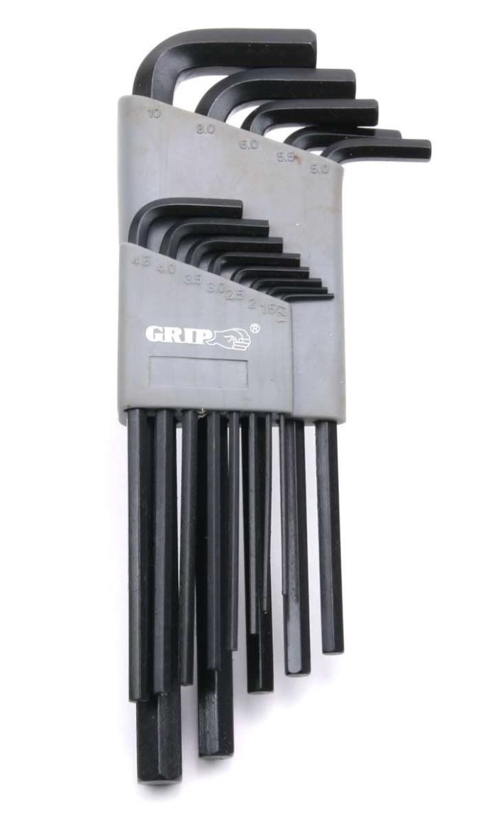 Grip 13 Pc Metric Hex Key Set