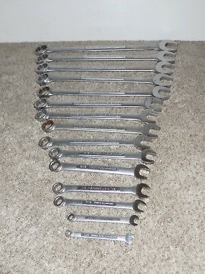Craftsman 15 piece Combination Wrench Forged in USA 5/16 to 1 1/4