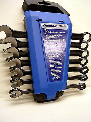 NEW! KOBALT 7 pc. Multi-fit Combination Wrench Set  0359486 metric 10-17mm