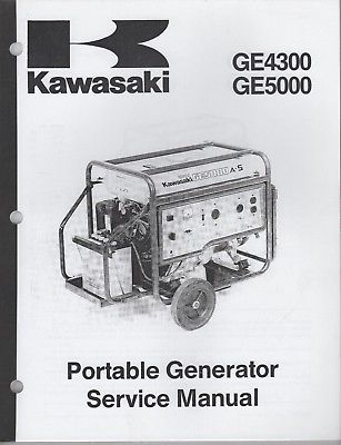 kawasaki ge5000as generator owner's manual