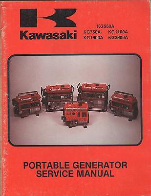 1982 KAWASAKI  P/N 99963-0046-01 PORTABLE GENERATOR SERVICE MANUAL (308)