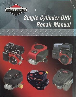 2002  BRIGGS & STRATTON SINGLE CYLINDER OHV REPAIR MANUAL 272147 (481)