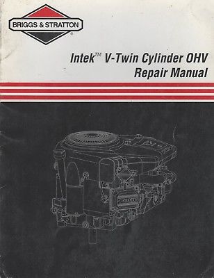 1999 BRIGGS & STRATTON INTEK V-TWIN CYLINDER OHV REPAIR MANUAL 273521 (477)