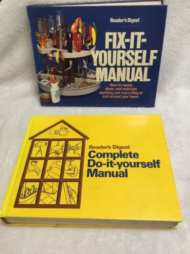 Readers Digest Fix it Yourself Manual & Do It Yourself Manual Home Repair