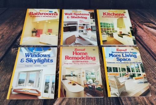 Lot of 6 Books On Home Remodeling Repair Design Projects Installation Organize