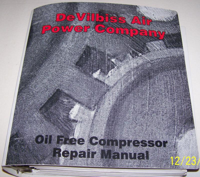 DeVilbiss, Speedaire, Oil Free Compressor Repair Manual
