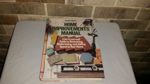 Large 1982 Hardback Readers Digest Home Improvement Manual Book