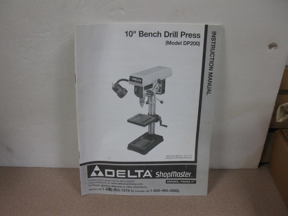 Delta Shopmaster DP200 10