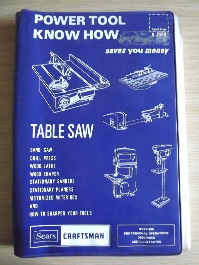 POWER TOOL KNOW HOW BOOK