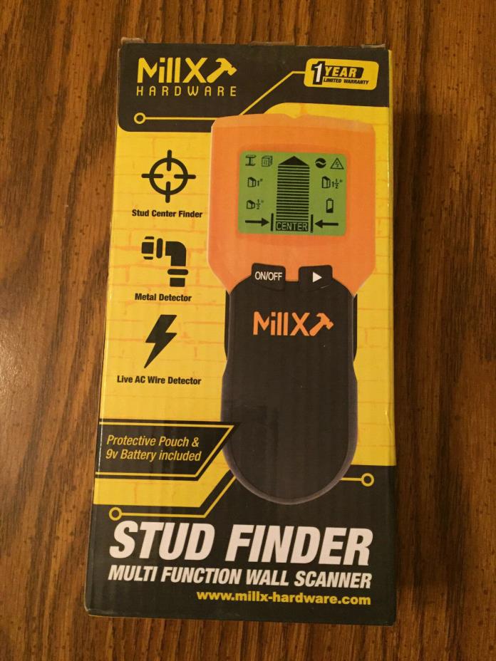 MillX Stud Finder Scanner | Multiscanner Stud Sensor Electric Center and Edge