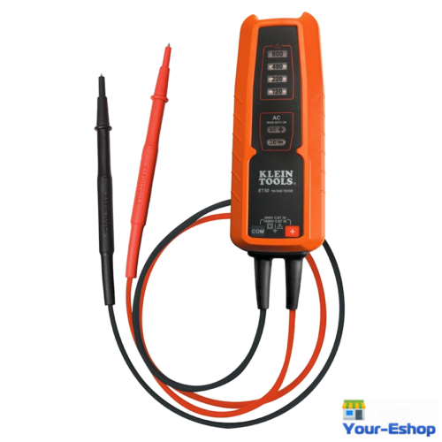 Klein Tools Voltage Tester AC DC Electronic Testers LED Battery Electrician Tool