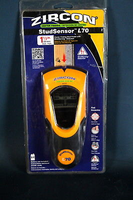 Zircon StudSensor L70 OneStep Stud Sensor Finder w/ WireWarning Wire Warning