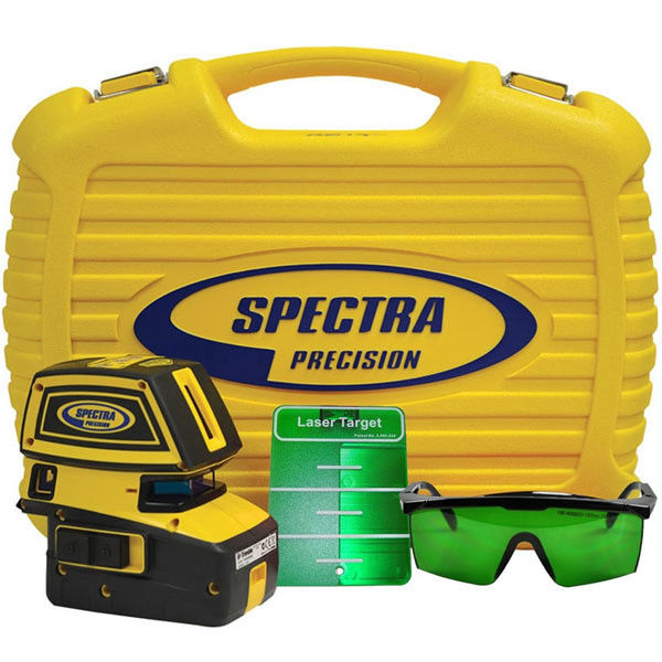 Spectra LT52G Point And Cross Line Green Laser Kit