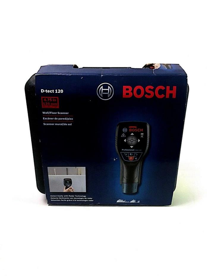 Bosch D-tect 120 Wall Floor Scanner Detector of all Materials BSH-0601081310