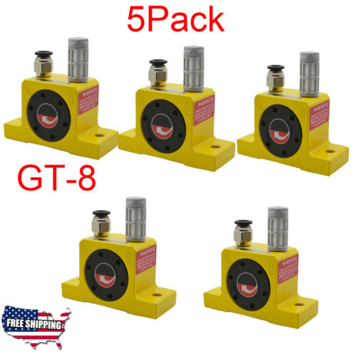 5Pack Industrial Low noise Pneumatic Air Power Turbine Wheel Vibrator GT-8 USA