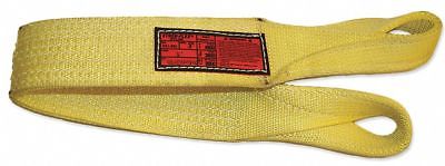 20 ft. Twisted Eye and Eye - Type 4 Web Sling, Nylon, Number of Plies: 4, 4