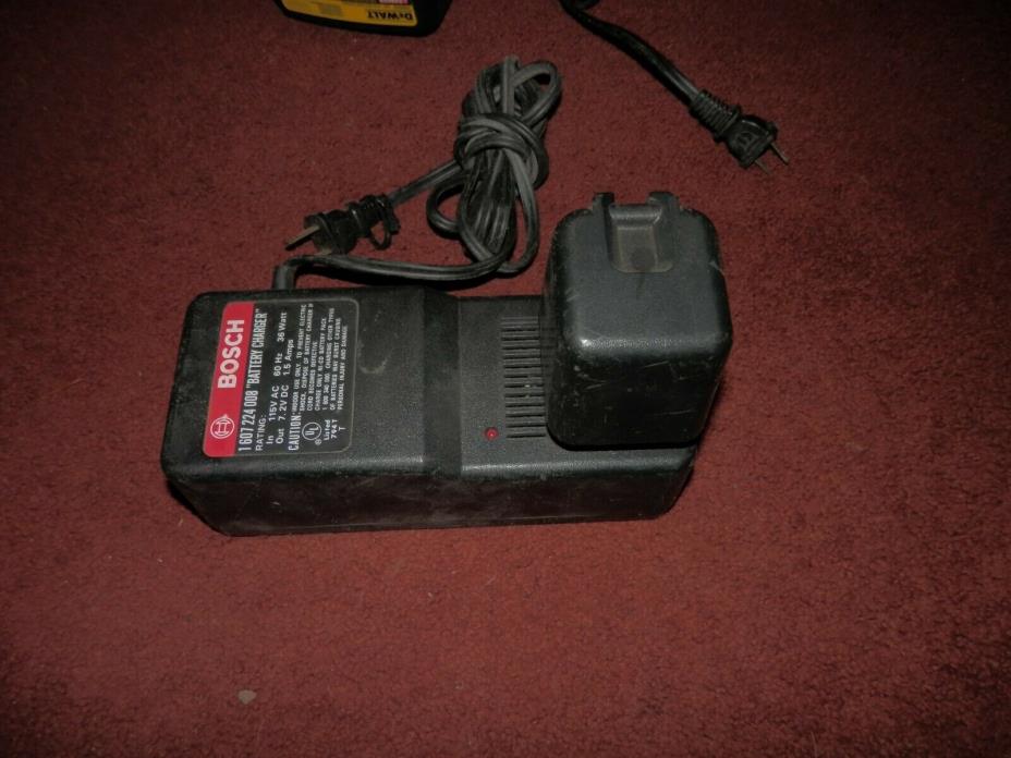 Bosch 1 607 224 008 7.2V Ni-Cd Battery Charger for Cordless Tools