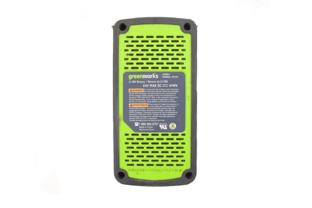 GREENWORKS 29722 24-Volt 2Ah Li-Ion Battery