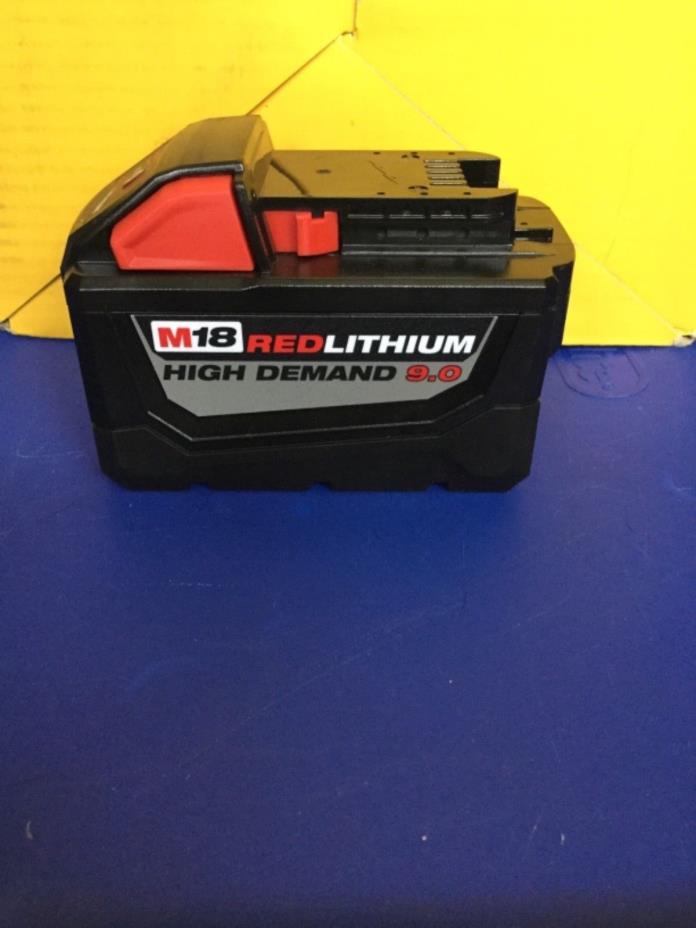 Milwaukee M18 18V Red Lithium High Demand 9.0Ah Battery Pack (New)