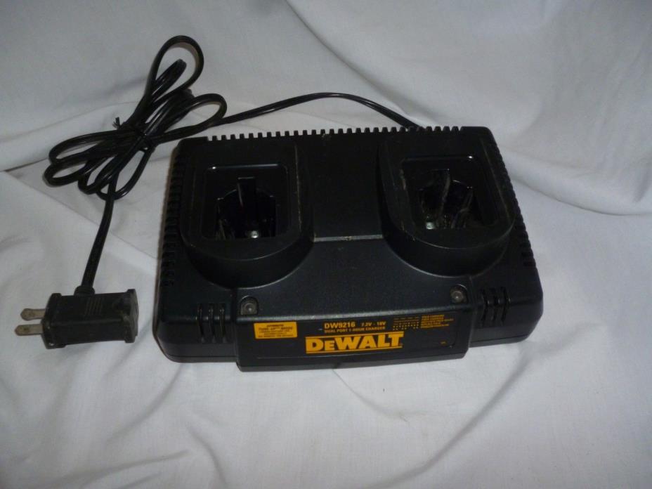 Dewalt DW9216 7.2V-18V DUAL PORT Battery Charger 1 Hour with Auto Tune UP
