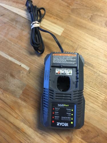 New Ryobi P118 Lithium Ion Dual Chemistry 18V Battery Charger One+