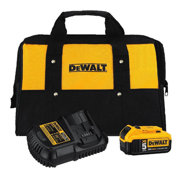 Dewalt Battery Charger Kit Jobsite Charge Station 20v MAX Lithium-Ion With Bag