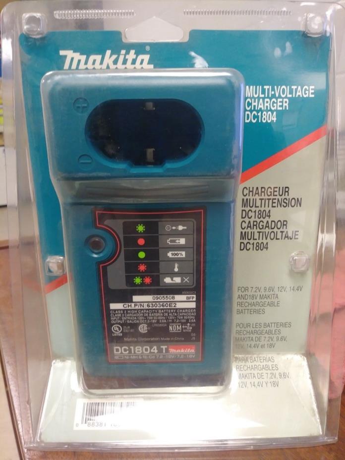 MAKITA BATTERY CHARGER  OEM PART # DC1804