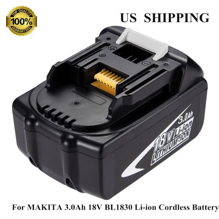 Replacement for Makita BL1830B 18V LXT Lithium-Ion 3.0Ah battery BL1860B BL1850B
