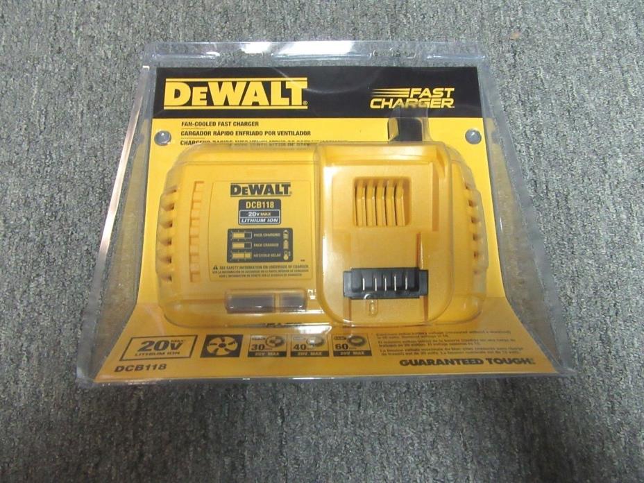 Dewalt DCB118 Fast Charger for 20V and 60V FLEXVOLT