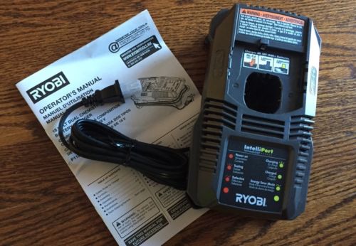 New Ryobi ONE+ P118 18V Intelliport Lithium Ion Battery Charger New