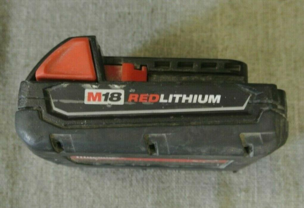 MILWAUKEE 48-11-1815 1.5AH 18V RED LITHIUM BATTERY (102442-12 H)