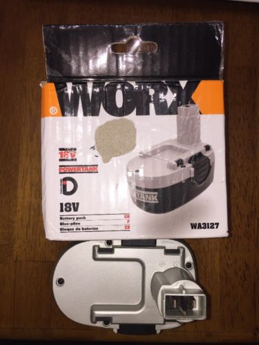 Fast Shipping! Original Worx WA3127 18 Volt 18v Ni-Cd Powertank Battery WG152