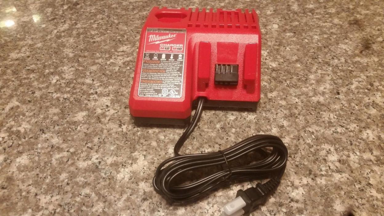 18v 12v M18 M12 Milwaukee Li-Ion Battery Charger M 18 12 volt 48-59-1812  New!