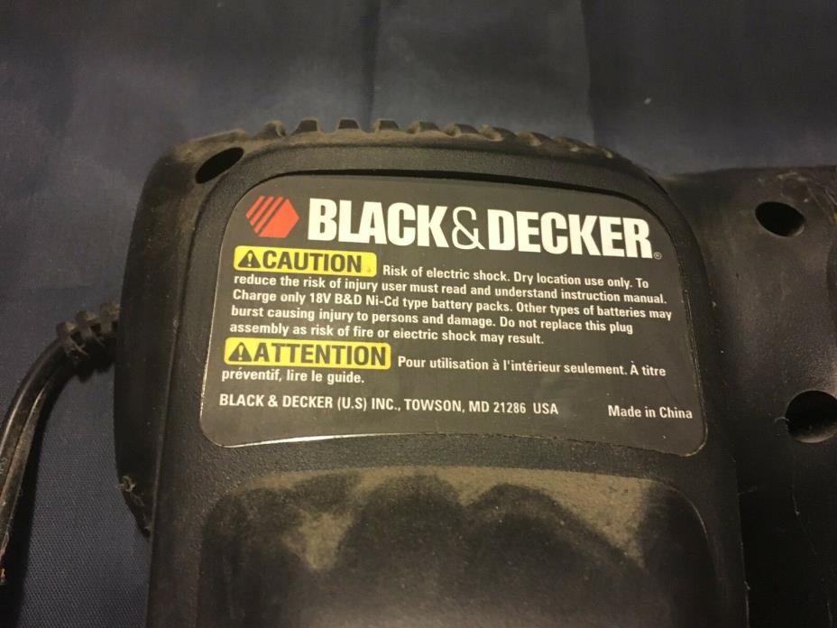 Black and Decker Genuine OEM Replacement Battery Charger 3 Battery #1798