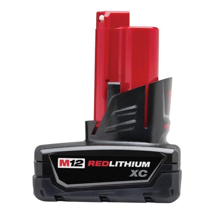 Genuine Milwaukee 12 Volt 48-11-2402 M12 XC 3.0Ah Red Lithium Ion Battery